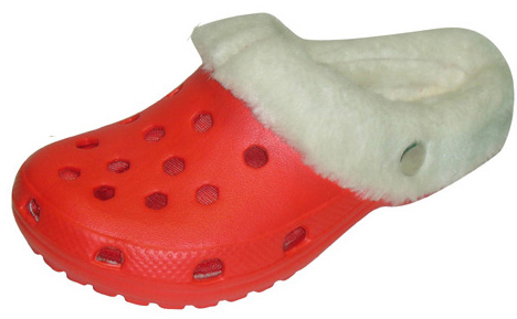 winter style of clogs